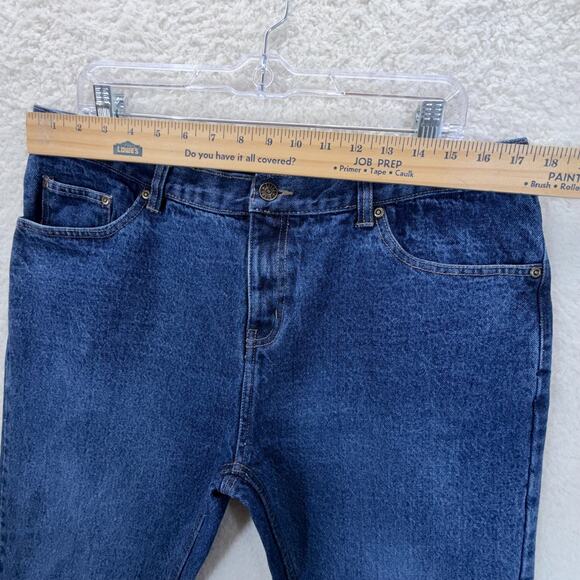 Berne Women Flannel Lined Quarry Jeans Sz 12T Straight Leg Mid Rise Work Outdoor - Picture 10 of 12